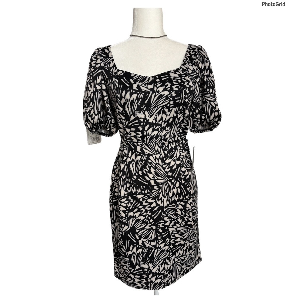 ENFOCUS Studios Cut Out Puff Sleeve Dress